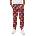 Cute Halloween Pumpkin Witch Print Cotton Sweatpants