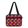 Cute Halloween Pumpkin Witch Print Double Strap Bible Bag