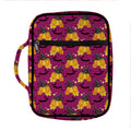 Cute Halloween Pumpkin Witch Print Front Pocket Bible Bag