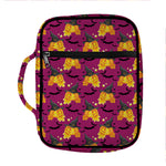 Cute Halloween Pumpkin Witch Print Front Pocket Bible Bag