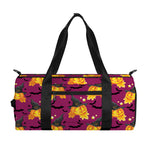 Cute Halloween Pumpkin Witch Print Gym Bag