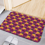 Cute Halloween Pumpkin Witch Print Indoor Door Mat