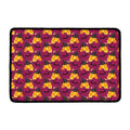 Cute Halloween Pumpkin Witch Print Kitchen Mat