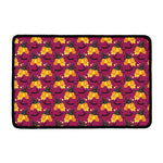 Cute Halloween Pumpkin Witch Print Kitchen Mat