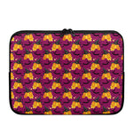Cute Halloween Pumpkin Witch Print Laptop Sleeve