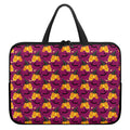 Cute Halloween Pumpkin Witch Print Laptop Sleeve With Handle