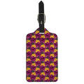 Cute Halloween Pumpkin Witch Print Luggage Tag