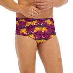 Cute Halloween Pumpkin Witch Print Men's Briefs