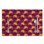 Cute Halloween Pumpkin Witch Print Placemat