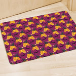 Cute Halloween Pumpkin Witch Print Polyester Doormat