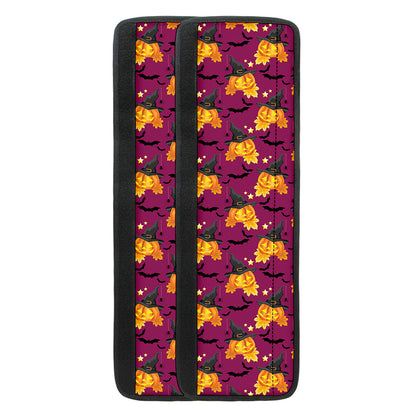 Cute Halloween Pumpkin Witch Print Refrigerator Handle Covers
