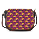 Cute Halloween Pumpkin Witch Print Saddle Bag