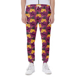 Cute Halloween Pumpkin Witch Print Scuba Joggers