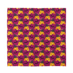 Cute Halloween Pumpkin Witch Print Silk Bandana