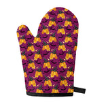 Cute Halloween Pumpkin Witch Print Single Oven Mitt