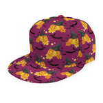 Cute Halloween Pumpkin Witch Print Snapback Cap