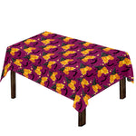 Cute Halloween Pumpkin Witch Print Tablecloth
