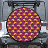 Cute Halloween Pumpkin Witch Print Tire Cover