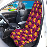 Cute Halloween Pumpkin Witch Print Waterproof Car Seat Cover