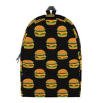 Cute Hamburger Pattern Print Backpack