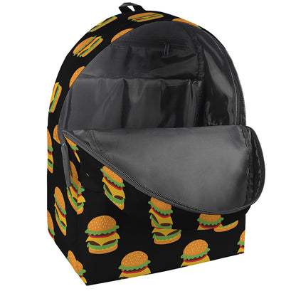 Cute Hamburger Pattern Print Backpack