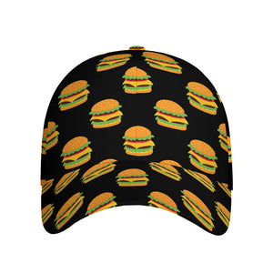 Cute Hamburger Pattern Print Baseball Cap