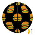 Cute Hamburger Pattern Print Basketball