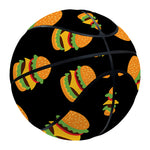 Cute Hamburger Pattern Print Basketball
