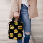 Cute Hamburger Pattern Print Bible Tote Bag
