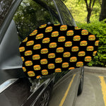 Cute Hamburger Pattern Print Car Side Mirror Covers