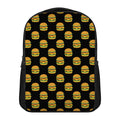 Cute Hamburger Pattern Print Casual Backpack