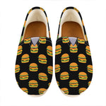 Cute Hamburger Pattern Print Casual Shoes