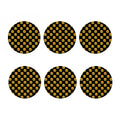 Cute Hamburger Pattern Print Coaster Set