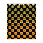 Cute Hamburger Pattern Print Curtain