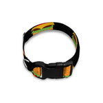 Cute Hamburger Pattern Print Dog Collar