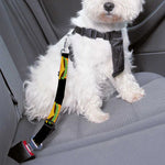 Cute Hamburger Pattern Print Dog Seat Belt