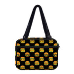 Cute Hamburger Pattern Print Double Strap Bible Bag