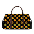 Cute Hamburger Pattern Print Duffel Bag