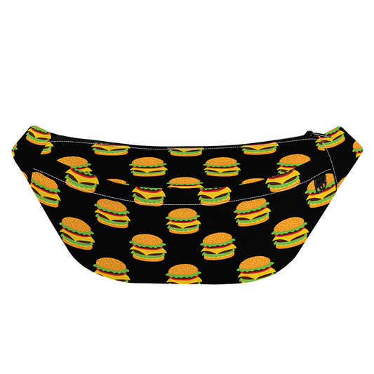 Cute Hamburger Pattern Print Fanny Pack