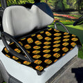 Cute Hamburger Pattern Print Golf Cart Seat Cover