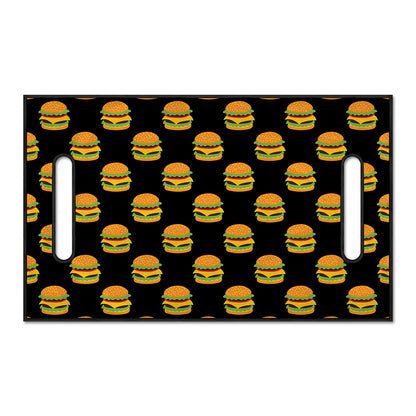 Cute Hamburger Pattern Print Golf Cart Seat Cover
