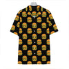 Cute Hamburger Pattern Print Hawaiian Shirt