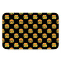 Cute Hamburger Pattern Print Indoor Door Mat