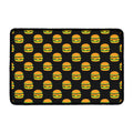 Cute Hamburger Pattern Print Kitchen Mat