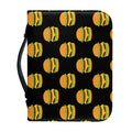 Cute Hamburger Pattern Print Leather Bible Cover