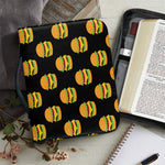 Cute Hamburger Pattern Print Leather Bible Cover