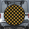 Cute Hamburger Pattern Print Leather Spare Tire Cover
