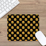 Cute Hamburger Pattern Print Mouse Pad