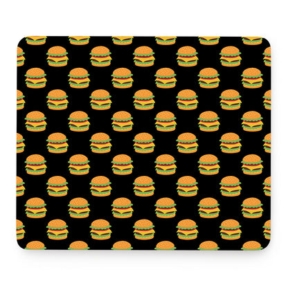 Cute Hamburger Pattern Print Mouse Pad