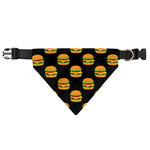 Cute Hamburger Pattern Print Over The Collar Dog Bandana